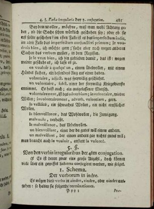 5. §. Von den verbis irregularibus der 4ten conjugation.