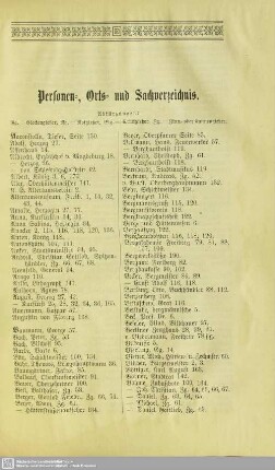 Personen-, Orts- und Sachverzeichnis