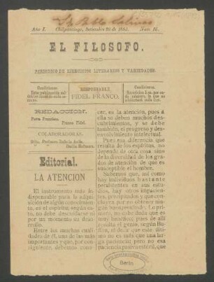 La atención.