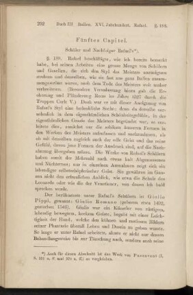 Fünftes Capitel. Schüler und Nachfolger Rafael's.