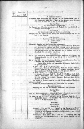 Uebersicht der in der Sitzung am 29. März 1899 gefassten Beschlüsse., 29. März 1899