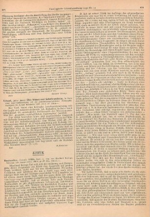 677-679 [Rezension] Bonhoeffer, Dietrich, Ethik