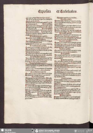 Exposita ex Ecclesiastes