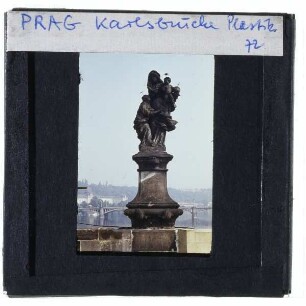 Prag, Karlsbrücke : Hl. Anna mit Jesuskind