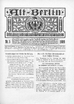 Der erste Berliner Polizeipräsident Karl Justus Gruner