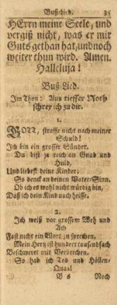 Buß-Lied