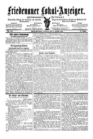 Nr. 190, 16.08.1914