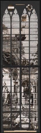 Karlsfenster in der St. Gudula-Kathedrale, Brüssel: Ansicht Glasfenster, rechte Hälfte