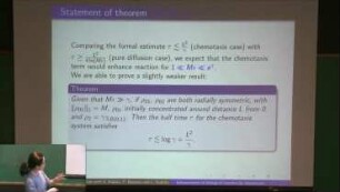 Enhancement of biological reaction by chemotaxis