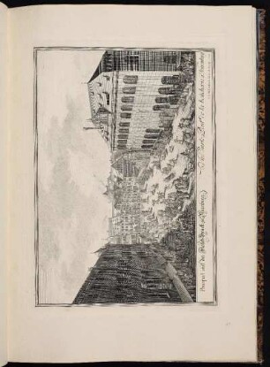 Prospect auf der Fleisch=Brücke zu Nürnberg. - Fleischbrücke, Nürnberg