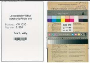 Entnazifizierung Willy Bruch , geb. 11.05.1898 (Hauer)