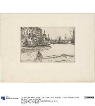 Eagle Wharf (Tyzac, Whiteley & Co) (aus der Serie "Sixteen Etchings")