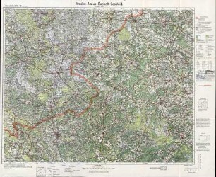 Reichskarte: Einheitsblatt 70 (1cm-Karte) Vreden-Ahaus-Bocholt-Coesfeld
