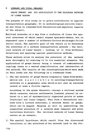 8 Summary and final remarks