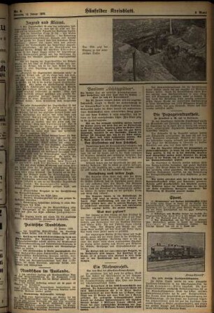 Zweite Ausgabe vom Dienstag, den 14. Januar 1930.