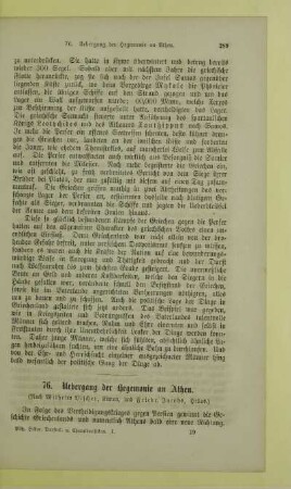 Uebergang der Hegemonie an Athen