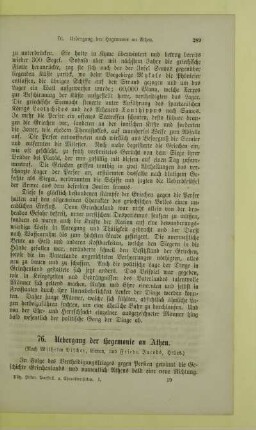 Uebergang der Hegemonie an Athen