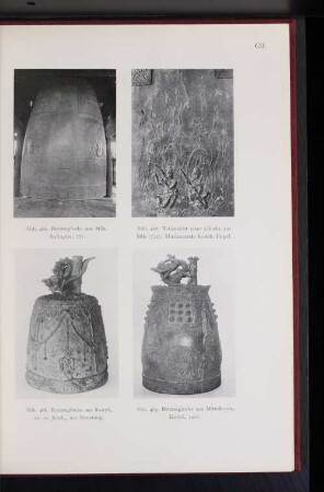 Abb. 466. Bronzeglocke aus Silla, Kyongtju, 771.