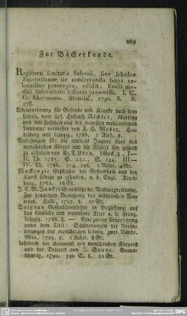 Zur Bücherkunde