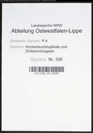 Kirchenbuchduplikate der katholischen Gemeinde (GHT 1808-1811, GT 1812, GHT 1813-1817). (Gemeinde: Cobbenrode, katholische Gemeinde)
