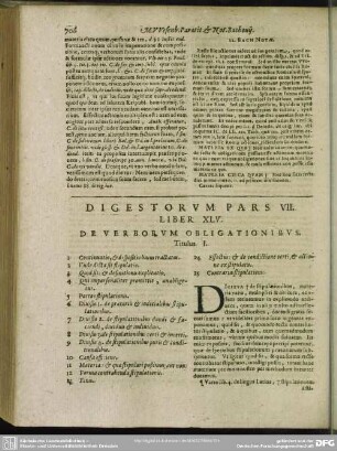 Digestorum Pars VII.