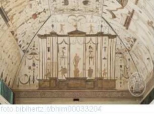 Groteskendekoration, Schmalseite mit Darstellung des Herkules