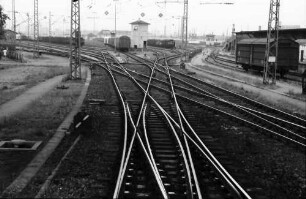 Weil: Verschiebebahnhof; Gleise und Ablaufweg