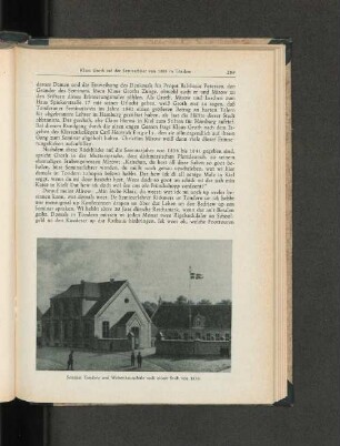 Seminar Tondern und Waisenhausschule nach einem Stich von 1856