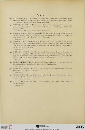 Varia (Nr. 340-348)