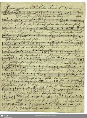 [Solo and coro:] Tenore 1.mo
