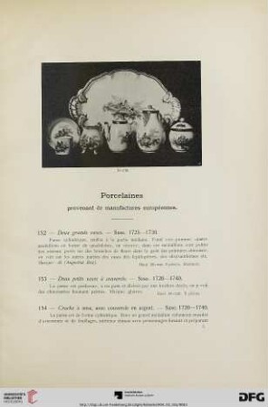 Porcelaines (No. 152-302)