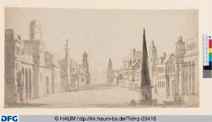 Orientalische Stadt. Prospekt