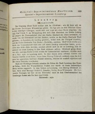 Special-Superintendenz Leonberg.