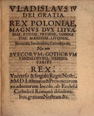 Scripta facientia ad Colloquium ... Torunii in Borussia ... a. 1644 indictum