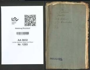 Bittschriften der Herrschaft Odenkirchen