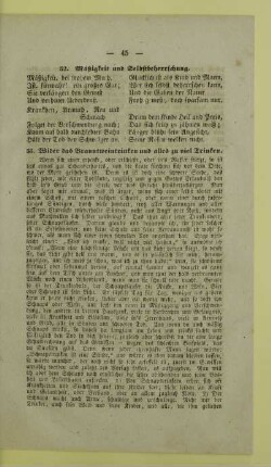 52. Mäßigkeit und Selbstbeherrschung