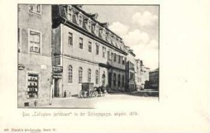 Das "Collegium juridicum" in der Schlossgasse, abgebr. 1879 [Nierth's Alt-Leipzig, Serie 16]