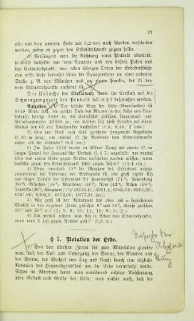 7. Rotation der Erde