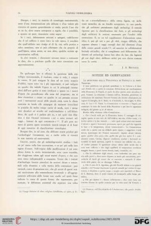 Notizie ed osservazioni