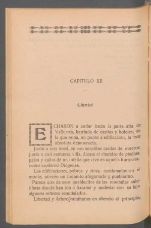 Capítulo XII - ¡Llanto!