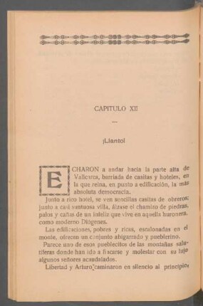 Capítulo XII - ¡Llanto!