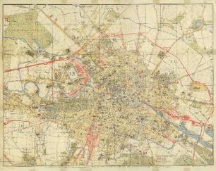 Illustrirter Plan von Berlin : nebst einem Verzeichniss der Strassen, Plätze und öffentlichen Gebäude etc. sowie der Sehenswürdigkeiten Berlins