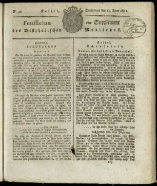 No. 48, Sonnabend den 13. Juny 1812