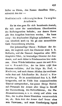Medicinisch-chirurgischen Josephs-Academie