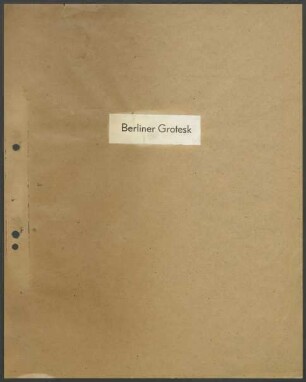 Schriftproben und Bestellungen des Schrifttyps "Berliner Grotesk"