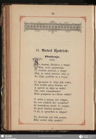 XI. Michał Bjedrich