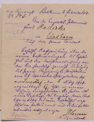 Theresia Borghoff als Hebamme