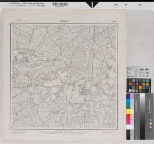 Rahden (Rahden) topographische Karte Meßtischblatt Rahden Nr. 1879 1919 1 : 25 000 44 x 45 Druck Benkhausen