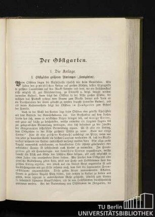 1. Obstgärten größeren Umfanges (Landgärten).