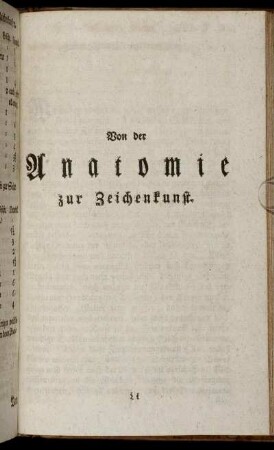 Von der Anatomie zur Zeichenkunst.